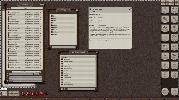Скриншот из Fantasy Grounds - Midgard Heroes Handbook (5E)