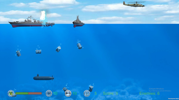 Submarine Attack! game for Linux 1