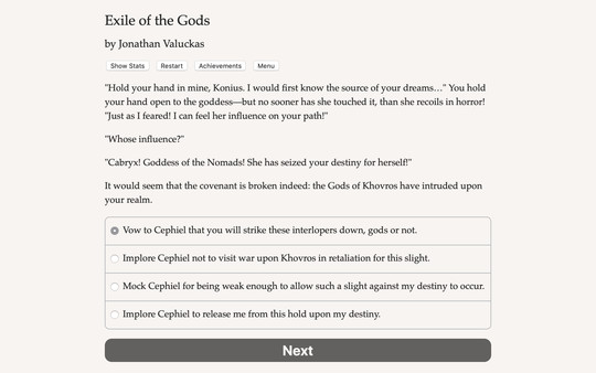 Скриншот из Exile of the Gods