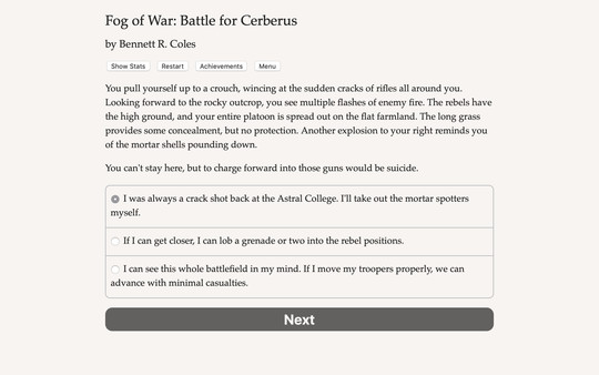 Скриншот из Fog of War: The Battle for Cerberus