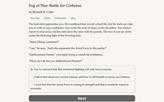 Fog of War: The Battle for Cerberus game for Linux 1
