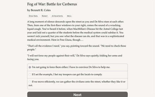 Fog of War: The Battle for Cerberus for linux