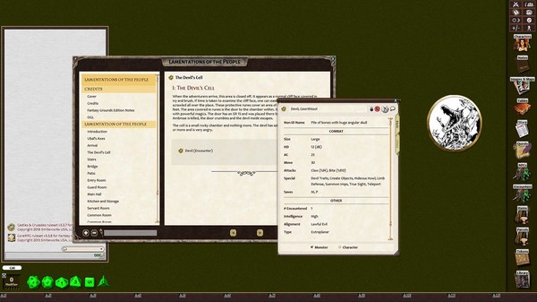 Скриншот из Fantasy Grounds - Castles & Crusades Adventure Pack Volume 1 (C&C)