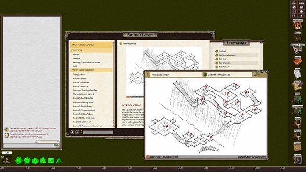 Скриншот из Fantasy Grounds - Castles & Crusades Adventure Pack Volume 1 (C&C)