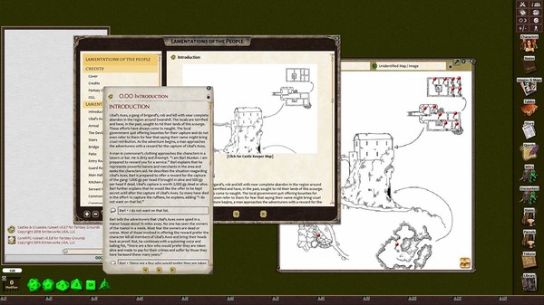 Скриншот из Fantasy Grounds - Castles & Crusades Adventure Pack Volume 1 (C&C)