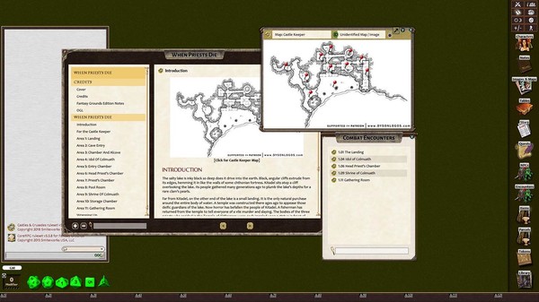 Скриншот из Fantasy Grounds - Castles & Crusades Adventure Pack Volume 1 (C&C)