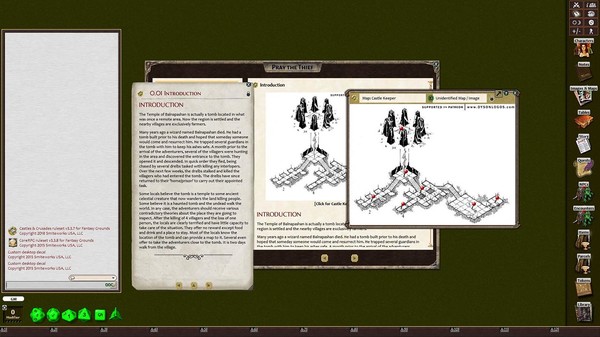 Скриншот из Fantasy Grounds - Castles & Crusades Adventure Pack Volume 1 (C&C)