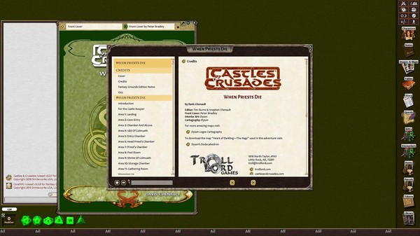 Скриншот из Fantasy Grounds - Castles & Crusades Adventure Pack Volume 1 (C&C)