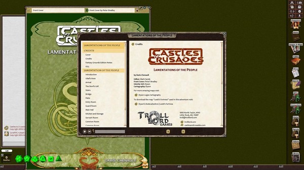 Скриншот из Fantasy Grounds - Castles & Crusades Adventure Pack Volume 1 (C&C)