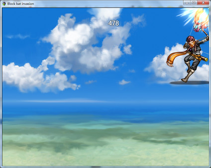 Block bat invasion game for Linux 1