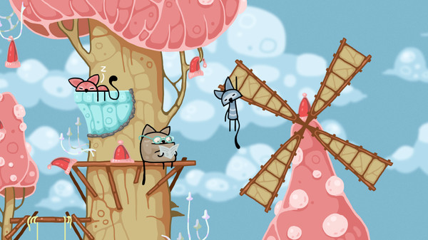 Скриншот из Mushroom Cats