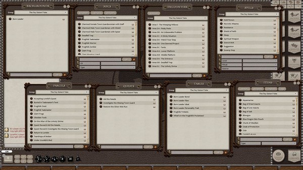 Скриншот из Fantasy Grounds - Fifth Edition Fantasy #2 – The Fey Sisters' Fate (5E)