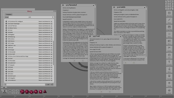 Скриншот из Fantasy Grounds - Masters and Minions (5E)