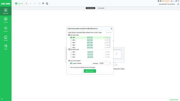 iTube HD Video Downloader - Download videos from 10000+ sites, 3X Faster Download Speed, Download Entire Playlist, Record Online Video.for windows and Linux 1