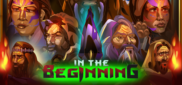 In the beginning Logo