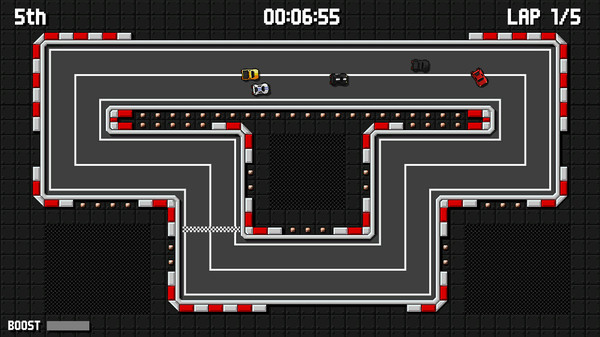 Скриншот из Retro Pixel Racers
