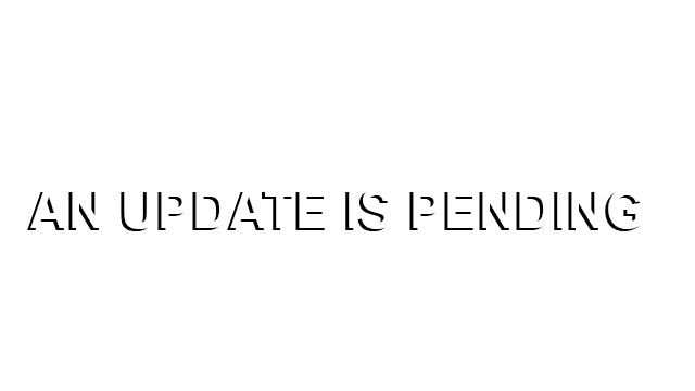 An Update is Pending Logo