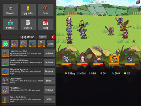 Скриншот из Idle Guardians