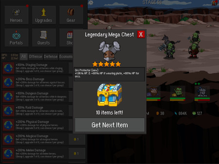 Скриншот из Idle Guardians