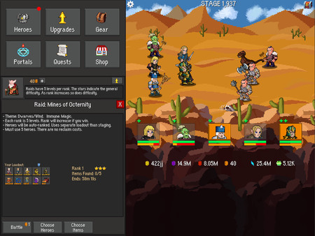 Скриншот из Idle Guardians
