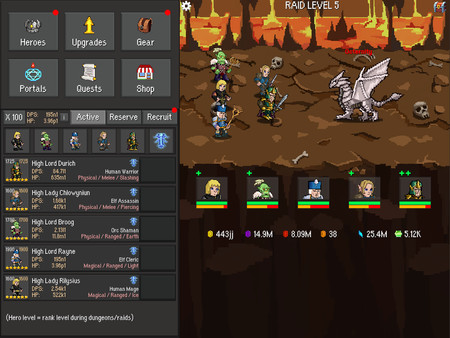 Скриншот из Idle Guardians
