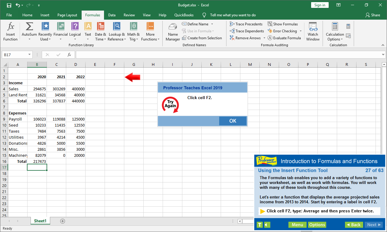 ms office 2019 excel