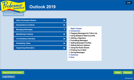 Скриншот из Professor Teaches Outlook 2019
