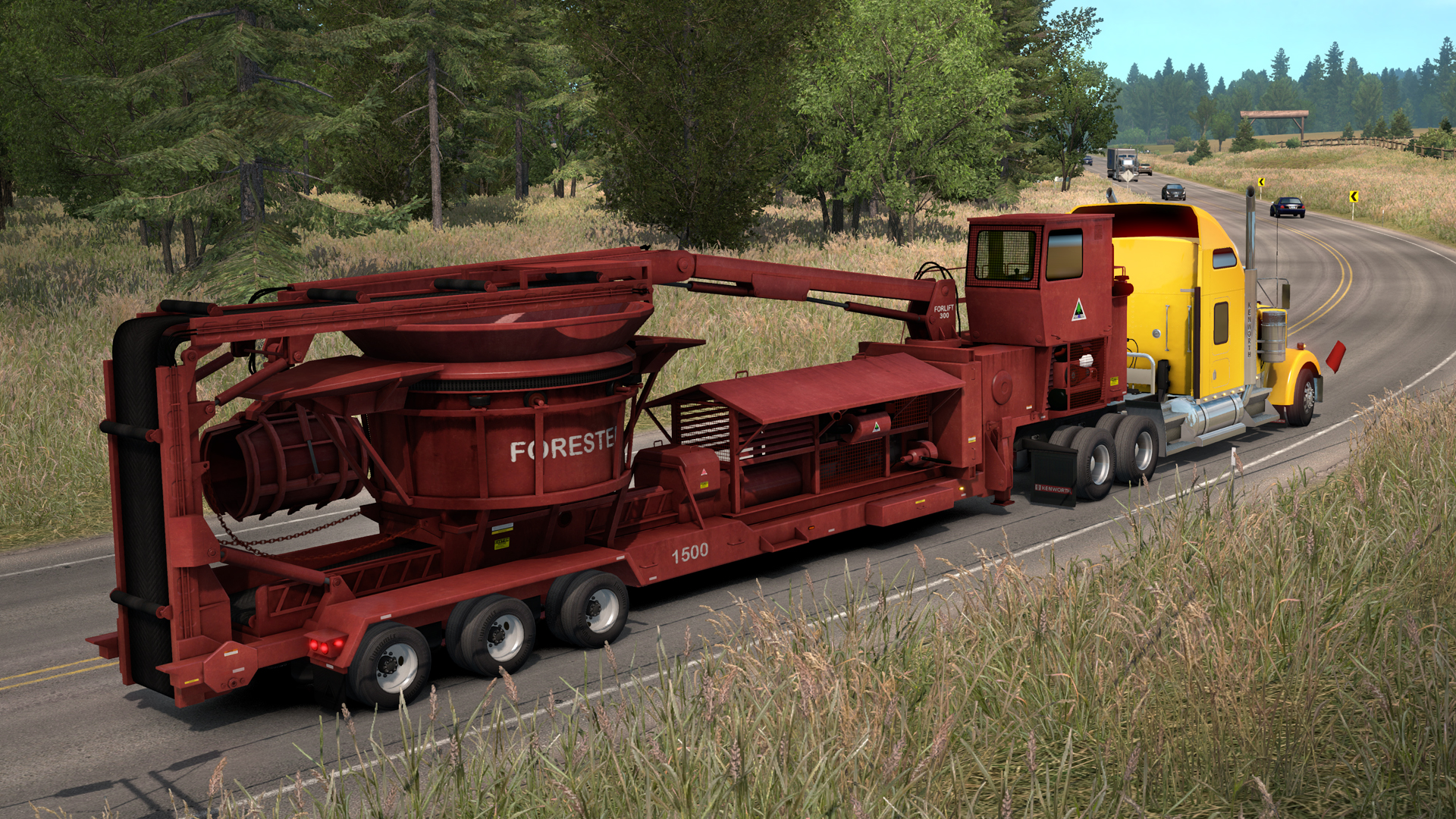 American Truck Simulator - Forest Machinery