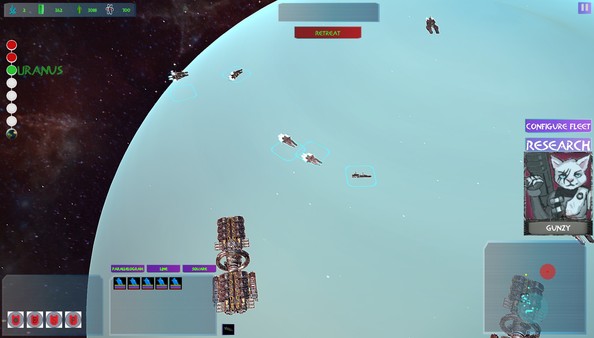 Скриншот из Grimalkin: Solar Defense Force