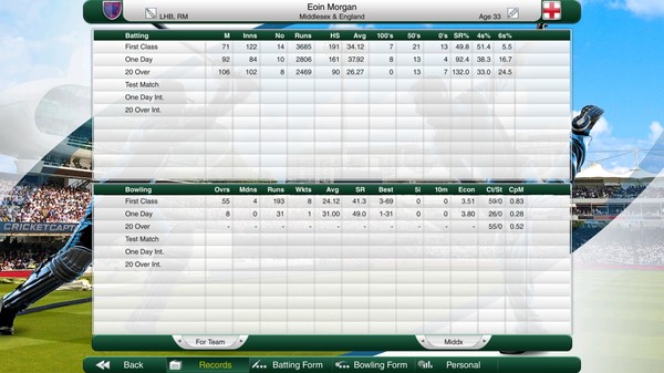 Скриншот из Cricket Captain 2019