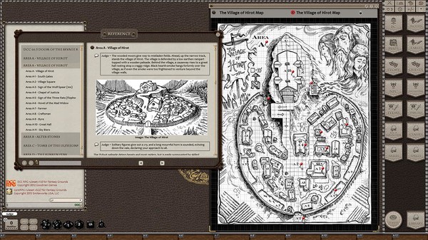 Скриншот из Fantasy Grounds - Dungeon Crawl Classics #66.5: Doom of the Savage Kings (DCC)