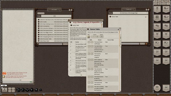 Скриншот из Fantasy Grounds - Dungeon Crawl Classics #66.5: Doom of the Savage Kings (DCC)