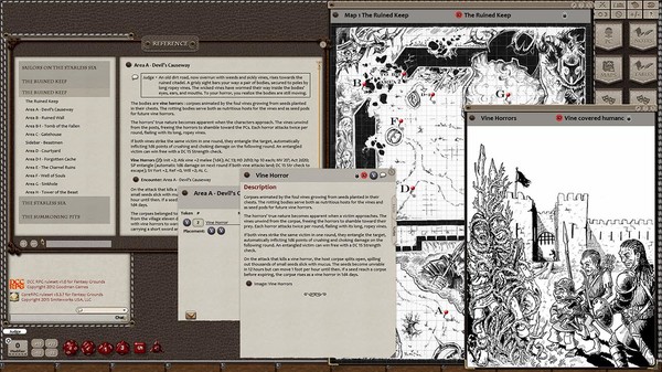 Скриншот из Fantasy Grounds - Dungeon Crawl Classics #67: Sailors on the Starless Sea (DCC)