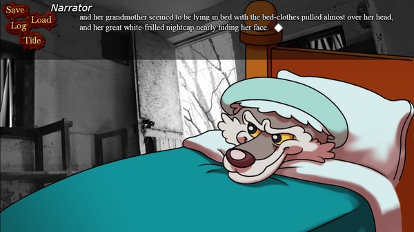 Скриншот из BRG's Red Riding Hood Visual Novel