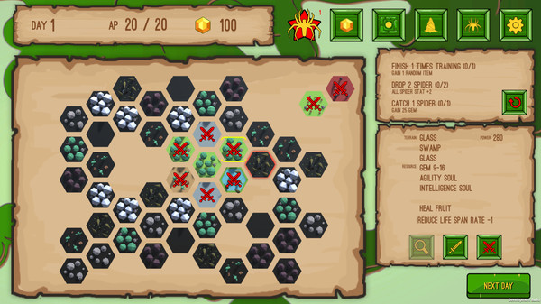 打豹虎 Spider Derby game for Linux 1