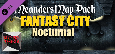 Fantasy Grounds - Meanders Map Pack: Fantasy City Nocturnal (Map Pack)
