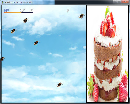 Скриншот из Attack cockroach save the cake