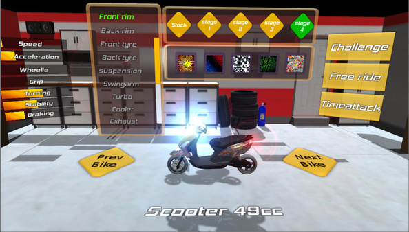 Wheelie King VR game for Linux 1