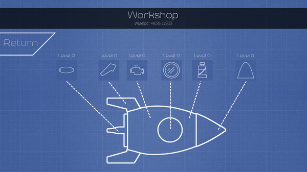 Rocket Clicker game for Linux 1