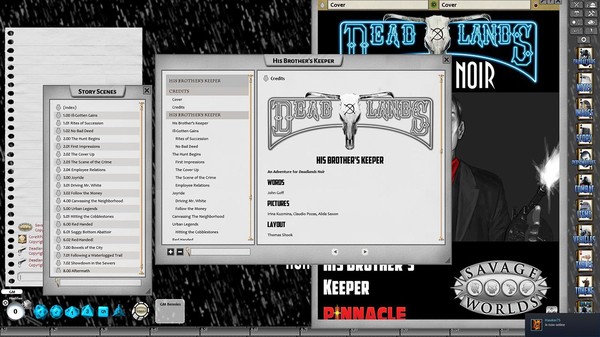 Скриншот из Fantasy Grounds - Deadlands Noir: His Brother's Keeper (Savage Worlds)