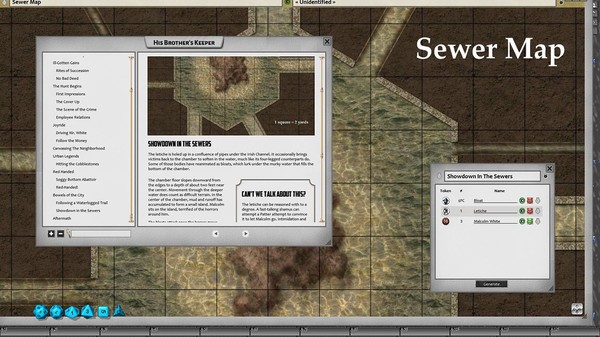 Скриншот из Fantasy Grounds - Deadlands Noir: His Brother's Keeper (Savage Worlds)
