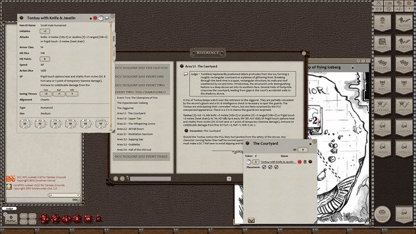 Скриншот из Fantasy Grounds - Dungeon Crawl Classics 2013 Holiday Module: The Old God's Return (DCC)