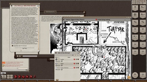 Скриншот из Fantasy Grounds - Dungeon Crawl Classics 2013 Holiday Module: The Old God's Return (DCC)
