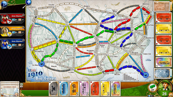 Скриншот из Ticket to Ride - USA 1910