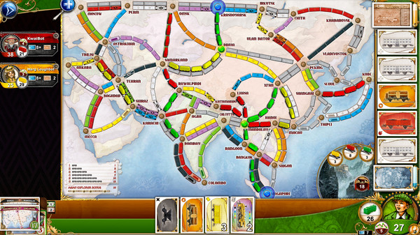 Скриншот из Ticket to Ride - Legendary Asia