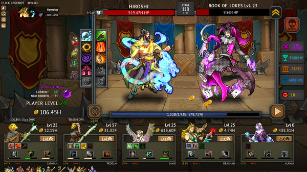 Скриншот из Click Legends