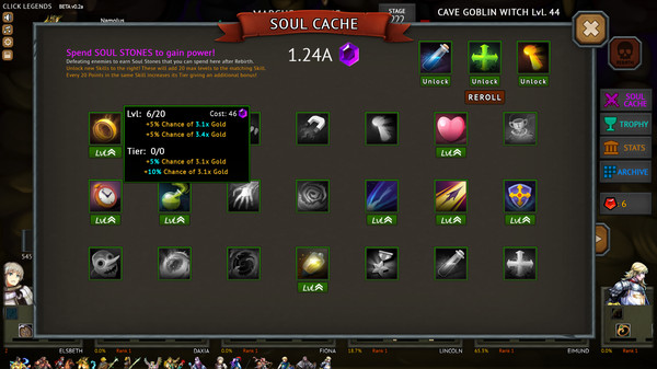 Click Legends game for Linux 1