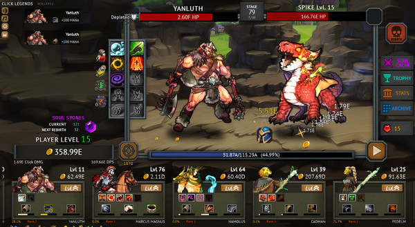 Скриншот из Click Legends