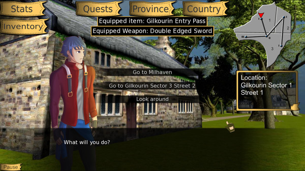 Скриншот из Niara: Rebellion Of the King Visual Novel RPG