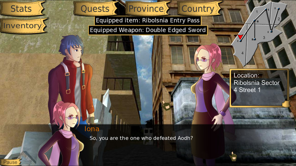 Скриншот из Niara: Rebellion Of the King Visual Novel RPG